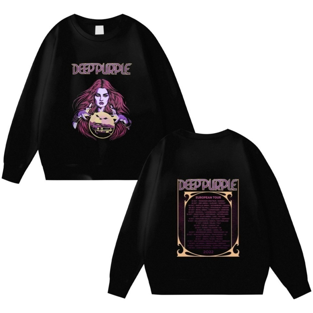Deep Purple European Tour 2022 2 Sided Sweatshirt - Picture 1 of 4